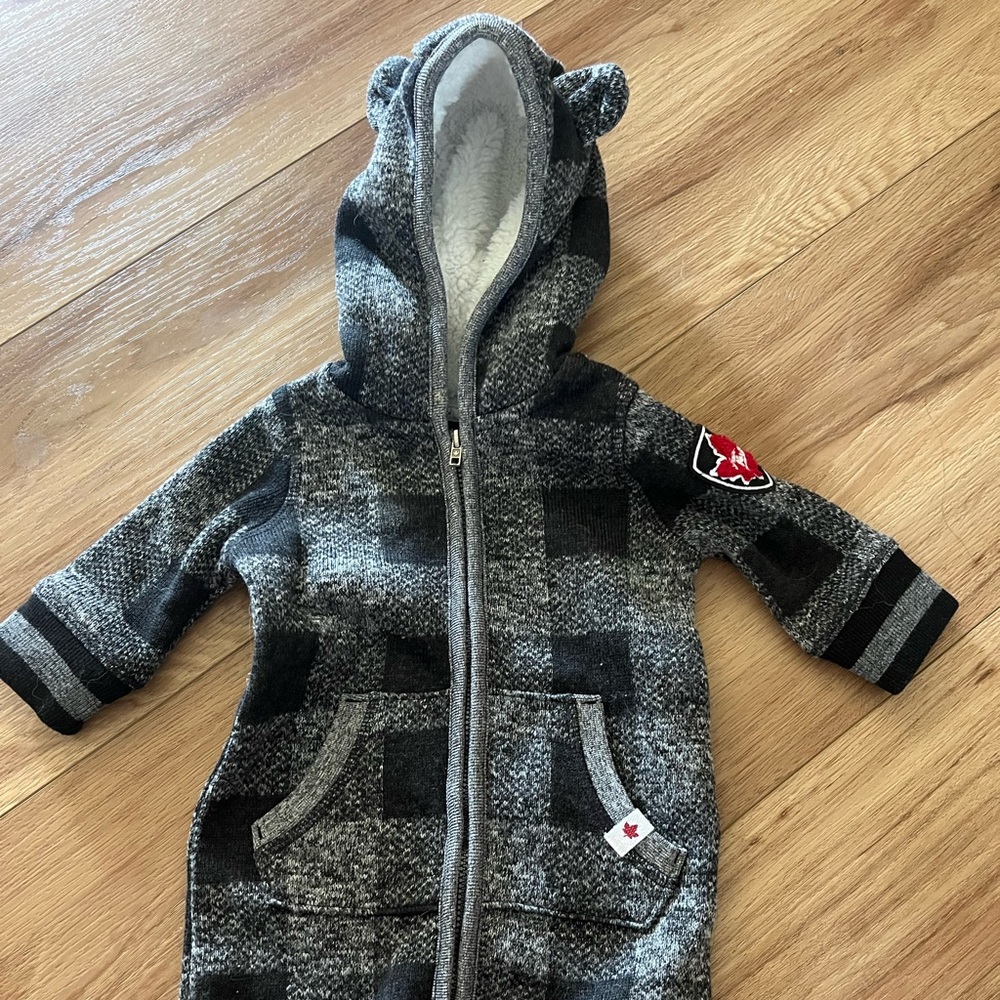 Baby 0-3 Month Fleece Suit